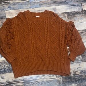 NWOT a.n.a Warm Cable knit Textured Sweater